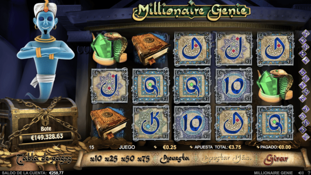 Millionaire Genie spilleautomat